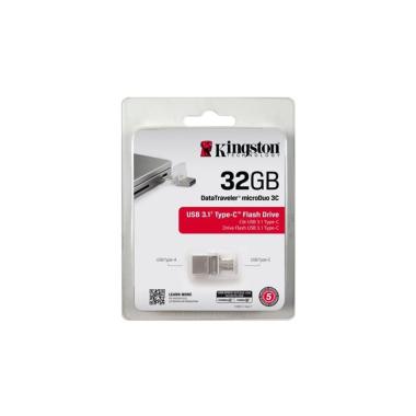 Pen Drive 32GB Kingston DT-Micro Duo Usb 3.0 Type-C DTDUO3C/32GB
