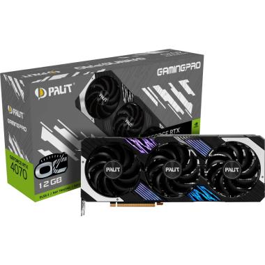 Scheda Video Pci-E Palit RTX 4070 12GB Gaming Pro OC NED4070H19K9-1043A