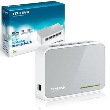 Hub di Rete Switch TP-Link TL-SF1005D 10/100 Mbps 5 Porte